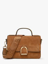 Sac Bandoulire Altesse Suede Etrier Marron altesse suede EASU048S